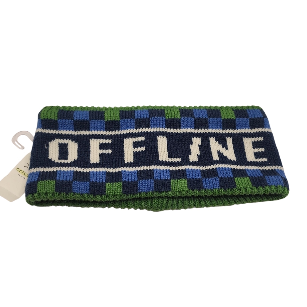 Offline By Aerie Checkered Ski Ear Warmer Nwt‎ One Size